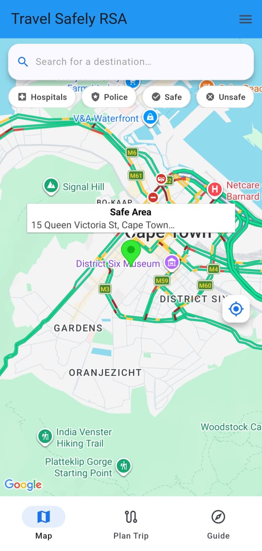 Marker callout on map