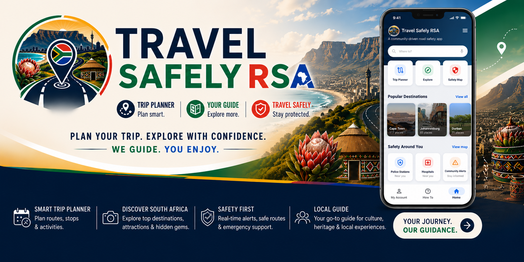 Travel Safely RSA — Plan your trip. Explore with confidence.